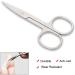 Premium Stainless Steel Nose Hair Trimmer & Eyelash Scissors for Men & Women - Professional Facial Hair Grooming - Buy Online on SooperMarket.com