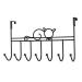 ABOOFAN 7 Door Hook Coat Hangers Hat Hangers Rustic Decor Over Door Organizer Hanging Office Storage Rack