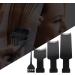 KALLORY Hair Dye Tools: Highlighting Board & Brush Kit for Hair Coloring - 4 Pcs Set, 32x10x1.3cm - Black - Buy Online on SooperMarket.com