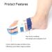 Ymiko Hallux Valgus Corrector Kit - 2 Pcs Toe Straightener and Bunion Splints - Buy Online on SooperMarket.com