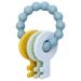Bite ring for babies bite ring keys babies bpa - free baby bite ring toy key baby nom toothing aid for babies from 3 months - bite ring for babies in blue blue