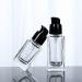 30 ml Transparent Glass Bottles with Black Lid - Premium Quality & International Shipping - Buy Online on SooperMarket.com
