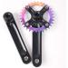 BUCKLOS US Stock 104 BCD Mountain Bike Single Speed Crankset 170mm Square Taper with Plating Chainring (30/32/34/36/38T) | Replacement Bicycle Crank Arm Set - Buy Online on SooperMarket.com
