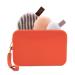 Reusable Sustainable Wash Set Apricot Cosmetic Bag with Makeup Pad Toner and Exfoliator Washable Perfect Travel Set for Women Teens Adults
