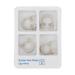 4 pieces of tooth matrices professional DAM-clamp-barrier clips that separate tooth clamping rings accessories for better oral and dental status