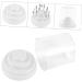 Healeved 1pc 48 Nail Bit Organizer Nail Bit Holder Stand Teeth Gems Kit Nail Drill Bits Holder Display Storage Container Nail Bit Stand Nail Display Stand White Manicure Grinding Head Size 1 White - Buy Online on SooperMarket.com