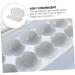 ABOOFAN 2pcs Anti-Collision Damage Chicken Containers for Fridge Pantry Egg Bins for Fridge Food re-usable Grey 30X11X6.5CM - Buy Online on SooperMarket.com