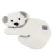 Pet Bed Soft Plush Comfortable 33.9x23.6x1.2in Pet Mattress for Puppy Cats for Four Seasons(Koala Dark Gray)