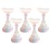 Sanwood 5 pieces/set nail display holder stable stable magnetic false point exercise training display stand holder for female manicure tool at home use white