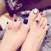 YIMART 500Pcs Clear Fake Toenail Tips Set for DIY Salon Foot Manicure - Full Cover False Toe Nail Decoration Stickers - Nail Art Tools - Buy Online on SooperMarket.com