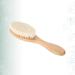 Buy NOLITOY Mustache Brush & Beard Straightening Comb - Wooden Facial Cleansing Brush for Men | Anti-static 15x4x2 CM - Buy Online on SooperMarket.com