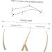 Hemoton 1pc Eyebrow Positioning Ruler Brow Mapping with Ruler Eyebrow Ruler Printable Appliance Gold Alloy 16.5x5.4cm Golden - Buy Online on SooperMarket.com