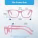 Shop Firmoo Blue Light Glasses - Anti Eye Fatigue UV Protective Round Design for Men & Women - Purple 0.0x Clear Violet - Buy Online on SooperMarket.com