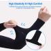 Siyingsaery UV Protection Arm Sleeves - 2 Pairs Black Slide-Resistant Elastic Sun Protection for Men & Women - Anti-UV Arm Protectors for Running & Basketball - Buy Online on SooperMarket.com
