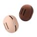 FERYES 2 PCS Makeup Sponge Holder - Silicone Beauty Blender Case Makeup Sponge Holder for Travel 2 Pcs Khaki+Brown