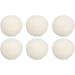 Fabric Softener Ball Skin Friendly 6 Pieces Static Reduction Safe Reusable Wool Drying Balls Bag Packed for Clothes (6cm) - Buy Online on SooperMarket.com
