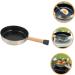 BCOATH Camping Portable Pan Egg Pan Flat Skillet Camping Cookware Griddle Pan Stainless Steel Cookware Pans Portable Camping Pan Mini Egg Cooker Multi-Function Pan Non Stick Wok Wood - Buy Online on SooperMarket.com