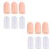 EXCEART 6 Pairs Gel Toe Caps Toe Protectors Breathable Silicone Toe Covers with Holes for Blisters Corns Calluses (S)