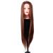 Cikonielf Hair training head |Synthetic fiber |Synthetic fiber |Suitable for practicing web design and coloring |Can be washed with shampoo