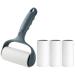 Pet Hair Lint Roller Extra Sticky Lint Remover for Couch Clothes Furniture Billiards Table Ergonomic Lint Roller 1 Reusable Handle with 4 Refills (Shadow Gray)