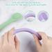 Vicloon Baby Spoons 7 Pcs - Silicone Self-Feeding Weaning Spoons for Kids & Infants - Training Spoon Set for Toddlers - Light Color - Buy Online on SooperMarket.com