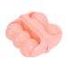 Eis facial scooter portable 2-in-1 roll massage device for relieving sore muscles and migraines in swollen eyes Double W-shaped ice wheel (pink)