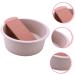 COOLHIYA Washboard 1 Set Wash Basin Laundry Cleaning Board Washing Basin Washing Clothes Board Dish Basin Baby Camping Bucket Pink 33.5x33.5cm - Buy Online on SooperMarket.com