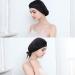 Hinataa 100% Mulberry Silk Sleeping Cap for Women - Hair Protection & Beauty Headgear - Comfortable Elastic Band - Brown & Black - One Size - Buy Online on SooperMarket.com
