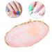 Resin Plastic Plate Dekaim Resin Mini Nail Art Gel Polish Color Mixing Plate Tips Display Holder Manicure Tool(Pink) - Buy Online on SooperMarket.com