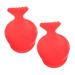 FOYTOKI 2pcs Silicone Fish Lip Filler Lip Plumping Device Lip Beauty Tool Natural Lip Plumper Red