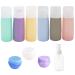 10Pack Travel Bottles Set -3Oz Leakproof Silicone Travel Bottles, Squeezable Travel Size Containers, TSA Approved Travel Toiletry Bottles, Travel Containers for Toiletries for Shampoo Lotion Soap Multicolor 1