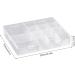 Yawdil 14 Grids Plastic Organizer Box With Dividers Large Grids Tackle Box Organizer Clear Snackle Box Container For Jewelry Art Diy Crafts Tapes Beads And Small Parts - Buy Online on SooperMarket.com