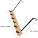 CHILDWEET Towel Hangers Coat Hanger Coat Hook Wall Mount Towel Holder Towel Rack with Shelf Coat Hooks No Punching Door Hook 6 hooks Khaki - Buy Online on SooperMarket.com
