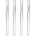 Silicone Lip Brushes Portable Lipstick Applicator Wands Mini Lip Scrub Brush for Lip Gloss 4PCS Exfoliating Lipstick Brush