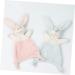 Toyvian 16 Pcs Organic Bunny Stuffed Animals for Babies - Lovey Blanket Rabbit Soother Towel, Assorted Colors, 28x10cm, Pack of 8 - Buy Online on SooperMarket.com
