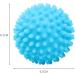 Remorui Fluff Clothes Easier with Laundry Ball Anti-Winding Balls Prevent Tangled Eco-Friendly PVC Soft Texture 1/2/4pcs for Accelerated Blue 1pc 1pc Blue - Buy Online on SooperMarket.com