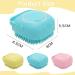 Youery 3-Piece Silicone Pet Bathing Brush Set for Dogs & Cats - Massage Shower Gel Handle Ideal for Grooming & Spa - Buy Online on SooperMarket.com