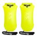 X.Store 2 Pack 20L Waterproof Swim Bouy with Storage Space Inflatable Dry Bag Bright Color Swim Safety Float for Open Water Swimmers, Triathletes, Kayakers and Snorkelers Yellow
