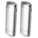EZESO Glasses Case Spectacle Case Box Aluminum Lattice Nearsighted Eyeglass Case for Small Frame 2 Pcs Lattice Silver