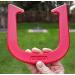 Gordon Professional Pitching Horseshoes - Red Finish - NHPA Sanctioned for Tournament Play - Drop Forged Construction - One Pair (2 Shoes) - Medium Weight - Buy Online on SooperMarket.com