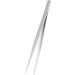 Buy (R) Stainless Steel Pointed Straight Tweezers 4.5 - Durable Silver Tweezers for Precision - International Shipping Available - Buy Online on SooperMarket.com