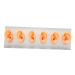 6 Pcs Silicone Ear Model Set for Hearing Aids with Acrylic Display Board - Buy Online on SooperMarket.com