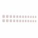 MISUD Short Square Press on Nails - Glossy Squoval Fake Nails with Glitter & Sequins - 24 pcs Gray Aurora Acrylic Nails for Stunning Nail Designs - Buy Online on SooperMarket.com