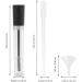 KALLORY 6 Sets Lash Cosmetics Vibely Mascara Refillable Clear Bottles Diy Kits Make up Bottled Plastic 12.3x2.1cmx3pcs Blackx3pcs - Buy Online on SooperMarket.com