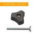 LUOFENG screw Bolt 10Pcs/Set T Shaped Bolt Accessories with Plastic T Nuts T Track Bolts Knob Set - Buy Online on SooperMarket.com