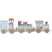 Kindsgut Holz-Reisenbahn - Sustainable Wooden Train Set with Zoo Animals | High-Quality Eco-Friendly Toy in Dark Gray - Buy Online on SooperMarket.com
