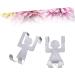 Alipis 4 Pcs Stainless Steel Hooks Cabinet Hooks Door Hook Door Hanger Stainless Steel Door Rag Door Back mediumx2pcs As Shownx2pcs - Buy Online on SooperMarket.com