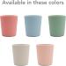 Soft Blush 6 Oz My First Cup | 100% Food-Grade Silicone | Easy Grip Handles | Non-Slip & Soft | Dishwasher Friendly - Buy Online on SooperMarket.com