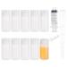 Benecreate 10 Pack 30 ml 1oz Small plastic cap test bottle empty refillable travel bottles for cosmetic make-up toilet items 30ml/1oz