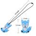 Sensory Chew Necklaces for Kids - 2 Pack Fox Silicone Chewy Toys for Autism ADHD SPD - Blue&Grey - Buy Online on SooperMarket.com